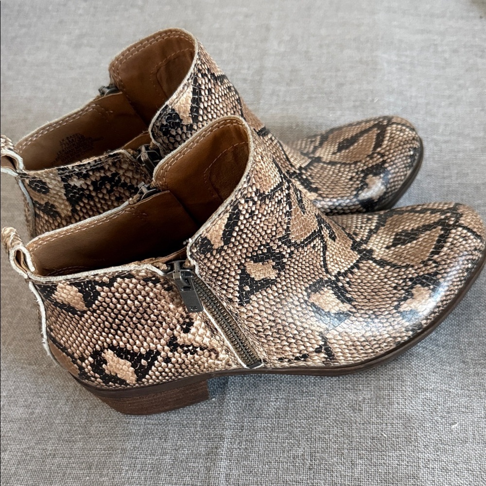 Lucky brand Snakeskin Ankle Boots - Picture 6 of 9